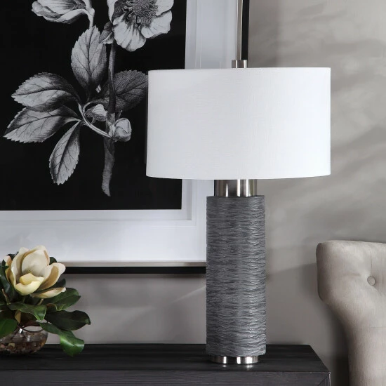 Best reviews of 🛒 Uttermost Strathmore Stone Grey Table Lamp 🔥 - Image 8