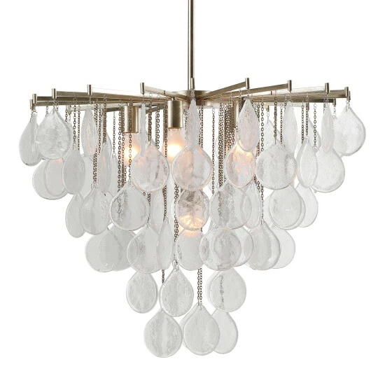 Hot Sale 🔔 Uttermost Goccia 6-Light Tear Drop Glass Pendant 🔔 - Image 2