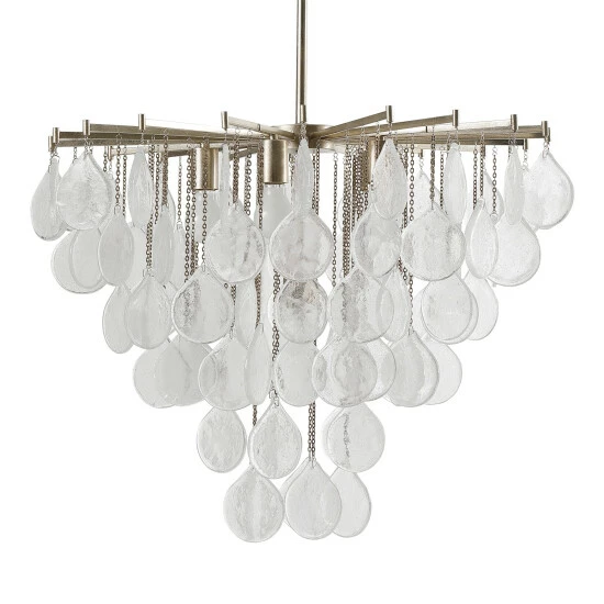 Hot Sale 🔔 Uttermost Goccia 6-Light Tear Drop Glass Pendant 🔔 - Image 3