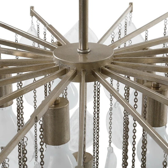 Hot Sale 🔔 Uttermost Goccia 6-Light Tear Drop Glass Pendant 🔔 - Image 6