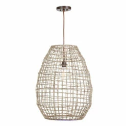 Best reviews of 🎉 Uttermost Cross Weave 1-Light Pendant ⭐