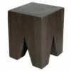 Deals ✨ Uttermost Armin Satin Grey Solid Wood Accent Stool ⌛