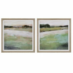 Budget ๐งจ Uttermost Vivid Vista Framed Prints, Set/2 - 28"x28"x2" ๐งจ