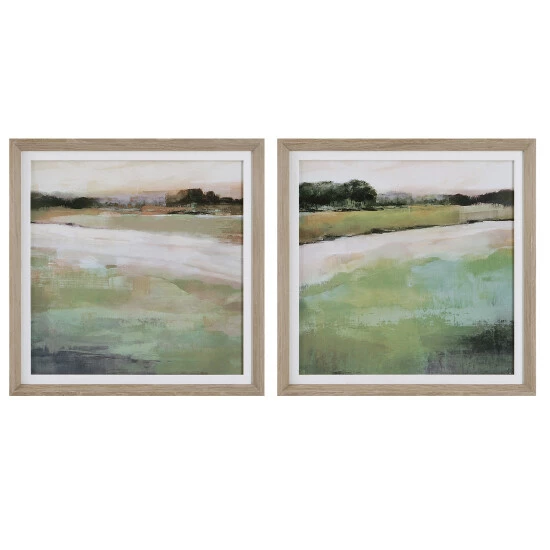 Budget ๐งจ Uttermost Vivid Vista Framed Prints, Set/2 - 28"x28"x2" ๐งจ