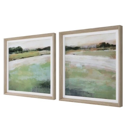 Budget ๐งจ Uttermost Vivid Vista Framed Prints, Set/2 - 28"x28"x2" ๐งจ - Image 4