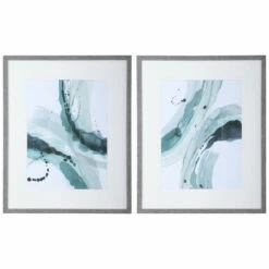 Coupon ❤️ Uttermost Depth Abstract Watercolor Prints (Set Of 2) ❤️