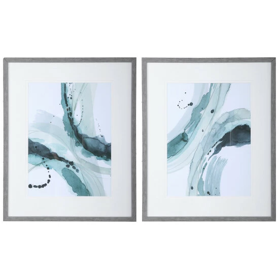 Coupon ❤️ Uttermost Depth Abstract Watercolor Prints (Set Of 2) ❤️