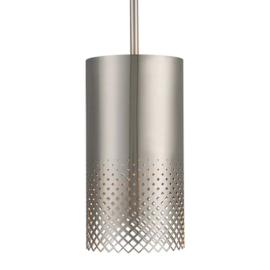 Buy โค๏ธ Uttermost Manheim 1 Light Nickel Cylinder Pendant - 6" Dia X 12" ๐