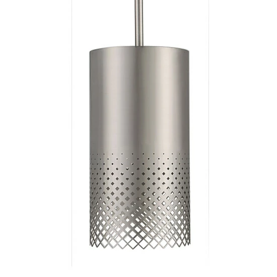 Buy โค๏ธ Uttermost Manheim 1 Light Nickel Cylinder Pendant - 6" Dia X 12" ๐ - Image 6