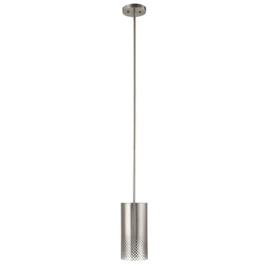 Buy โค๏ธ Uttermost Manheim 1 Light Nickel Cylinder Pendant - 6" Dia X 12" ๐ - Image 8