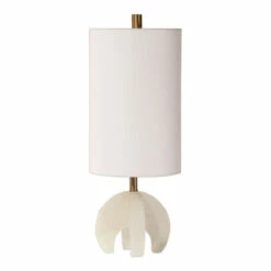Coupon 🧨 Uttermost Alanea Plated Brushed Nickel 1-light Buffet Lamp 🤩