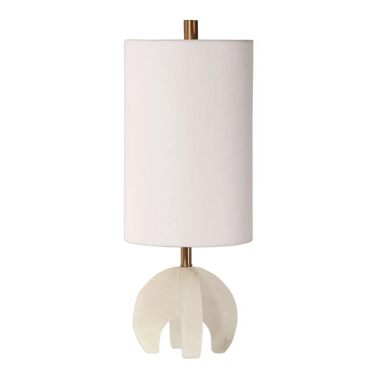 Coupon 𧨠Uttermost Alanea Plated Brushed Nickel 1-light Buffet Lamp π€©