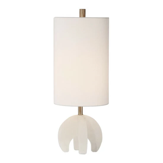 Coupon 𧨠Uttermost Alanea Plated Brushed Nickel 1-light Buffet Lamp π€© - Image 2
