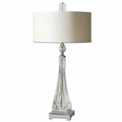 Cheap ❤️ Uttermost Grancona Twisted Glass Table Lamp ✔️