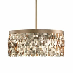 Best reviews of 👏 Uttermost Tillie 3-light Textured Gold Pendant ⌛