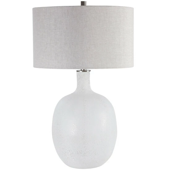 Best Pirce ✨ Uttermost Whiteout Mottled Glass Table Lamp ❤️