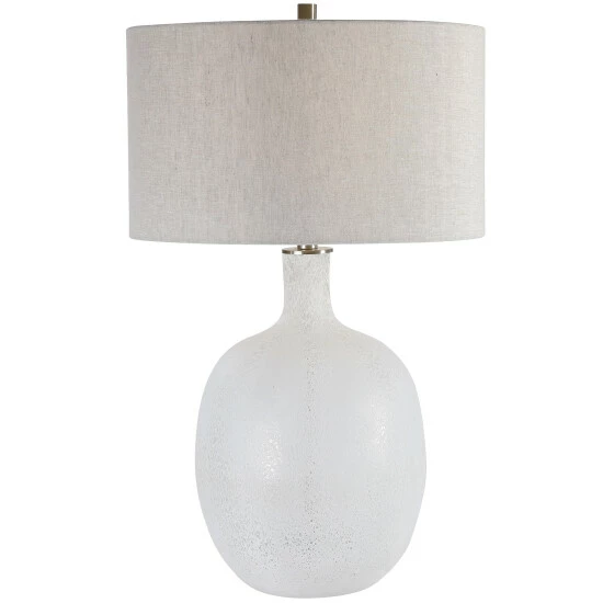 Best Pirce ✨ Uttermost Whiteout Mottled Glass Table Lamp ❤️ - Image 2