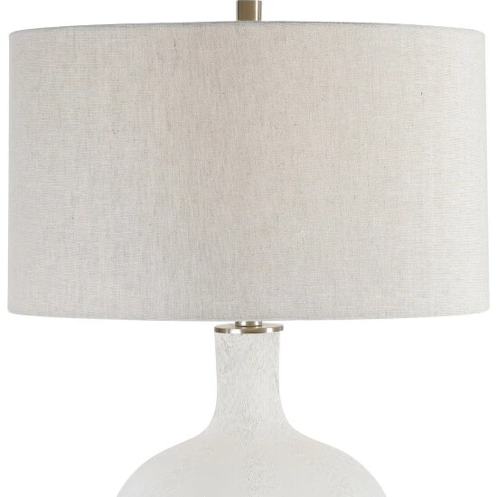 Best Pirce ✨ Uttermost Whiteout Mottled Glass Table Lamp ❤️ - Image 4