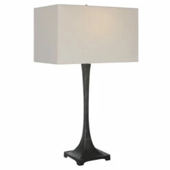 New 😀 Uttermost Reydan Tapered Iron Table Lamp - 17"x29.5"x10" 💯