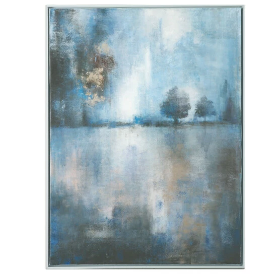 Discount ๐ Uttermost Lake At Dusk Hand Painted Art ๐