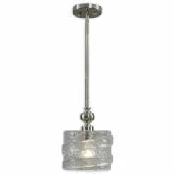 Best deal 🔔 Uttermost Mossa 1-light Satin Nickel Mini Pendant 🎁