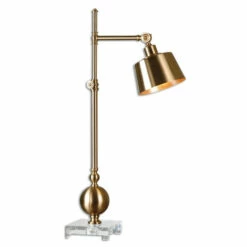 Best Pirce 👍 Uttermost Laton Brushed Brass Task Lamp ✨