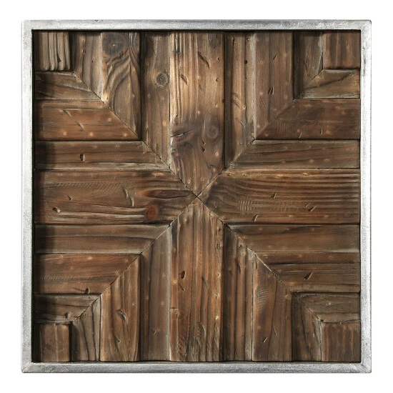 Outlet 👏 Uttermost Bryndle Rustic Wooden Squares ( Set Of 9) 🔥 - Image 3