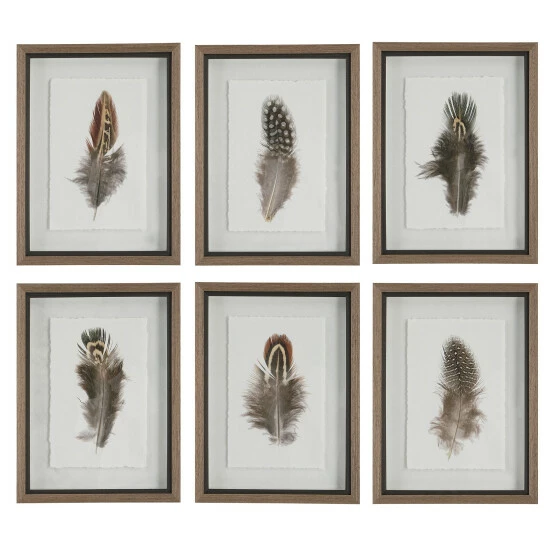 Top 10 ๐ฅฐ Uttermost Birds Of A Feather Framed Prints, S/6 - 15 W X 20 H X 1.75 D (inches) ๐