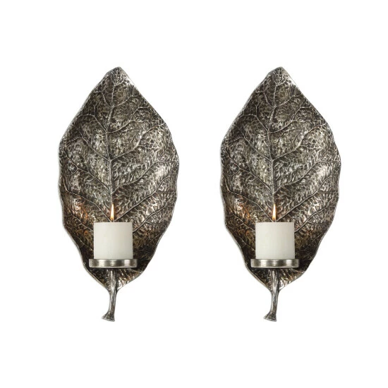 Best reviews of โ Uttermost Zelkova Leaf Wall Sconces (Set Of 2) ๐