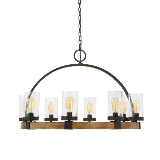 Brand new ๐งจ Uttermost Atwood Weathered Bronze 8-light Pendant ๐คฉ