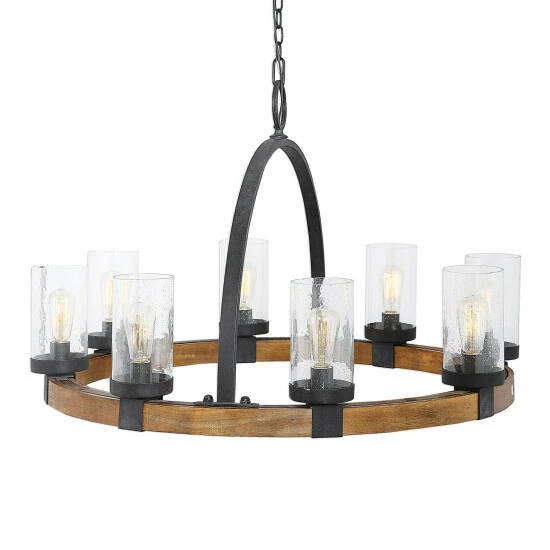 Brand new ๐งจ Uttermost Atwood Weathered Bronze 8-light Pendant ๐คฉ - Image 2