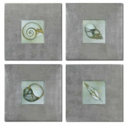 Coupon โ Uttermost Neptune's Garden Framed Print Art (Set Of 4) โญ