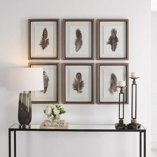 Top 10 ๐ฅฐ Uttermost Birds Of A Feather Framed Prints, S/6 - 15 W X 20 H X 1.75 D (inches) ๐ - Image 5