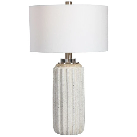 Promo ๐ Uttermost Azariah White Crackle Table Lamp ๐ฅฐ - Image 2
