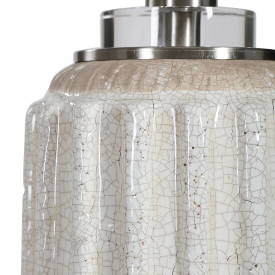 Promo ๐ Uttermost Azariah White Crackle Table Lamp ๐ฅฐ - Image 3