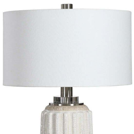 Promo ๐ Uttermost Azariah White Crackle Table Lamp ๐ฅฐ - Image 4
