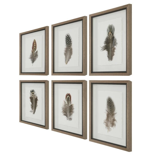 Top 10 ๐ฅฐ Uttermost Birds Of A Feather Framed Prints, S/6 - 15 W X 20 H X 1.75 D (inches) ๐ - Image 6