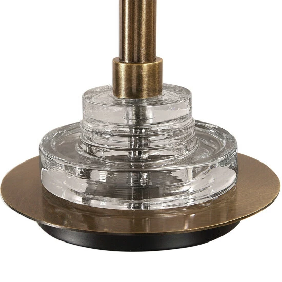 Budget ๐ Uttermost Harlyn Plated Antique Brass 2-light Table Lamp ๐ - Image 3