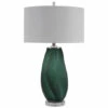 Buy 🌟 Uttermost Esmeralda Green Glass Table Lamp 🧨