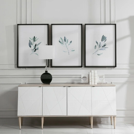 Best Pirce ๐ฅฐ Uttermost Simple Sage Watercolor Prints (Set Of 3) ๐งจ - Image 6