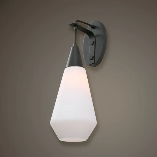 Hot Sale 😀 Uttermost Eichler 1-light Black Sconce ✔️ - Image 4