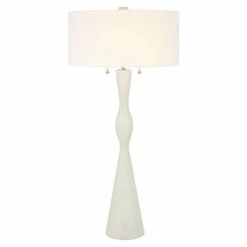 Cheap ⭐ Uttermost Sharma Ivory Stone Table Lamp - 18"x38.5"x18" 😍