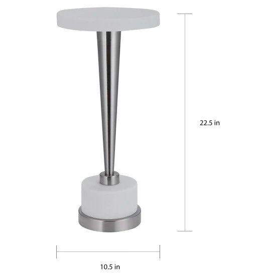 Deals ๐ Uttermost Masika White Drink Table โ๏ธ - Image 7