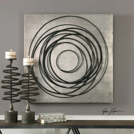 Flash Sale ⭐ Uttermost Whirlwind Iron Coils Wall Art 💯 - Image 3