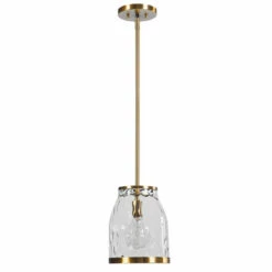 Deals 😍 Uttermost Crossley 1-Light Glass Mini Pendant 🧨