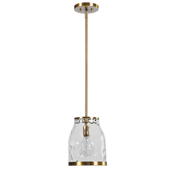 Deals ๐ Uttermost Crossley 1-Light Glass Mini Pendant ๐งจ
