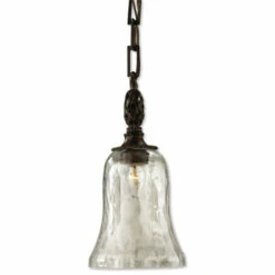 Flash Sale 😀 Uttermost Galeana 1-light Antique Saddle Mini Pendant 🎁