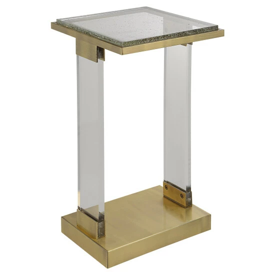 Best reviews of ๐ Uttermost Muse Seeded Glass Accent Table - 14"W X 25"H X 14"D ๐ฏ - Image 4