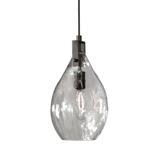 Best Pirce ๐ Uttermost Campester 1-light Watered Glass Mini Pendant โจ