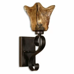Flash Sale ❤️ Uttermost Vetraio 1-light Oil Rubbed Bronze Wall Sconce 🌟